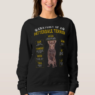 Anatomy Patterdale Terrier For Women Men Sweatshirt