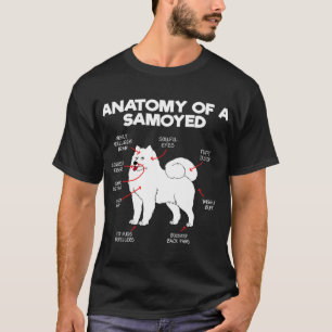 Anatomy Samoyed Dog Dog Lover Dogs Doggy Samoyed D T-Shirt
