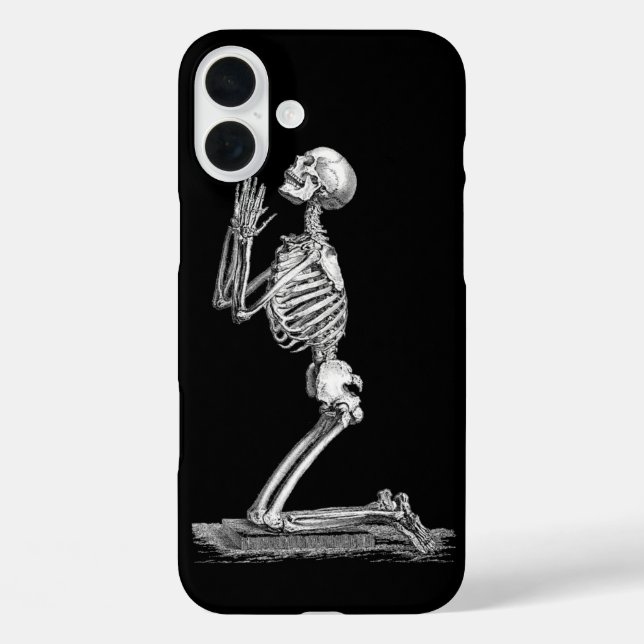 Anatomy Skeleton Illustration Black Case-Mate iPhone Case (Back)