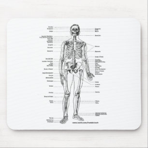 ANATOMY SKELETON T-SHIRTS AND GIFTS MOUSE PAD
