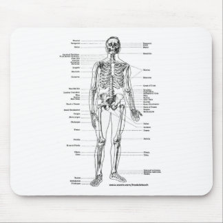 ANATOMY SKELETON T-SHIRTS AND GIFTS MOUSE PAD