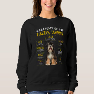 Anatomy Tibetan Terrier  For Women Men Sweatshirt