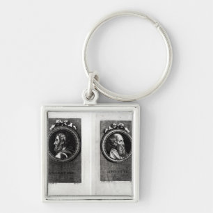 Anaxagorus  and Epictetus Keychain