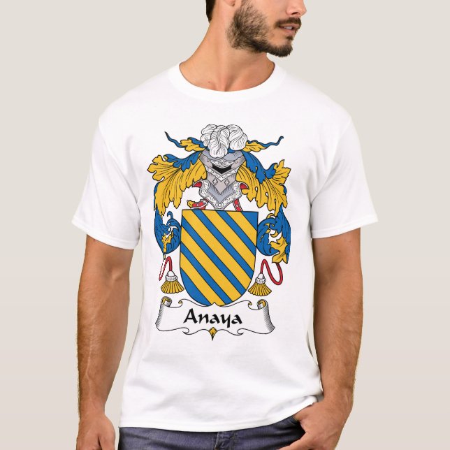 Anaya Family Crest T-Shirt (Front)