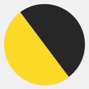 Ancap Anarchocapitalist Flag Classic Round Sticker