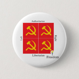 Ancap Libertarian Political Compass 2 Inch Round Button