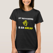 ANCAP tshirt for her - My boyfriend is an ANCAP