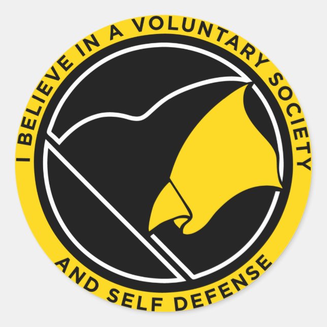 AnCap Voluntaryist Stickers (Front)