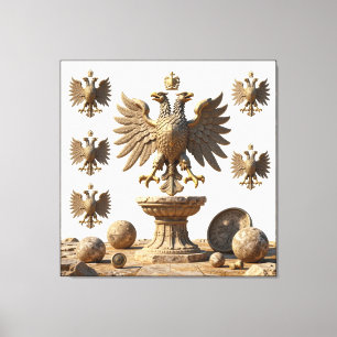 Ancestral Stone: The Eagle Prophecy Canvas Print