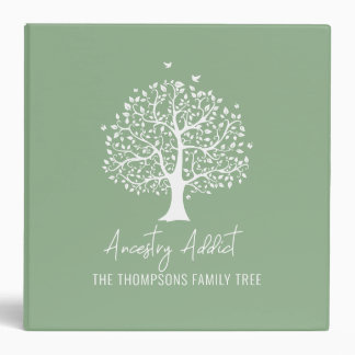 Ancestry Addict Family Tree with Name Binder