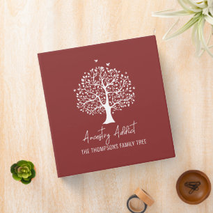 Ancestry Addict Family Tree with Name Binder