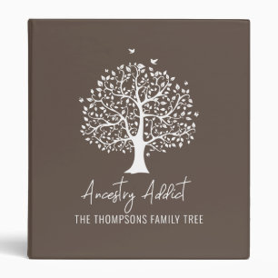 Ancestry Addict Family Tree with Name Binder