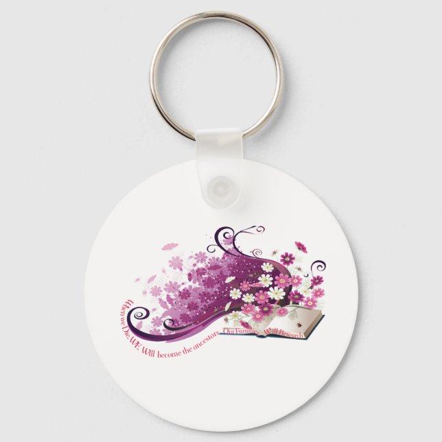 Ancestry Book Keychain (Front)