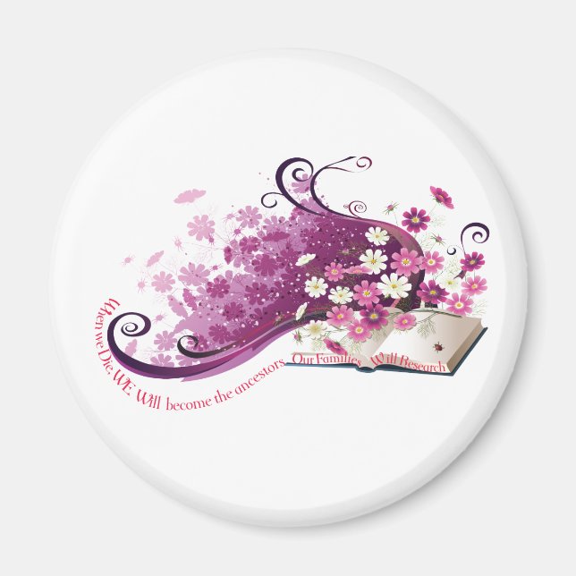 Ancestry Book Magnet (Front)