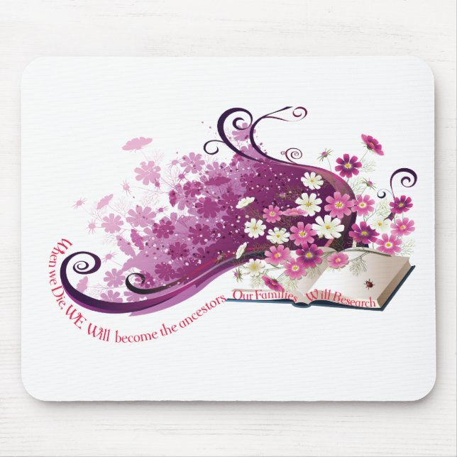Ancestry Book Mouse Pad (Front)