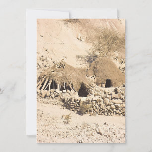 Anchient Desert Dwelling Holiday Card