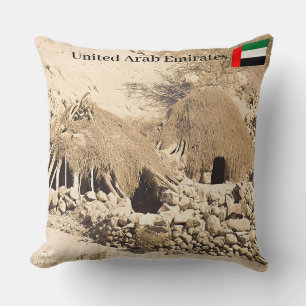 Anchient Desert Dwelling Throw Pillow