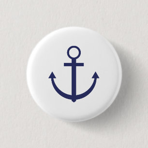 Anchor 1 Inch Round Button