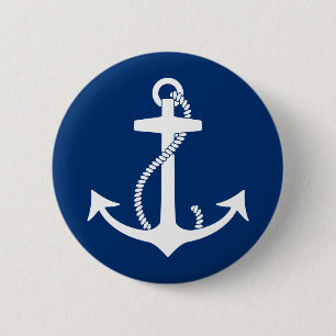 Anchor 2 Inch Round Button