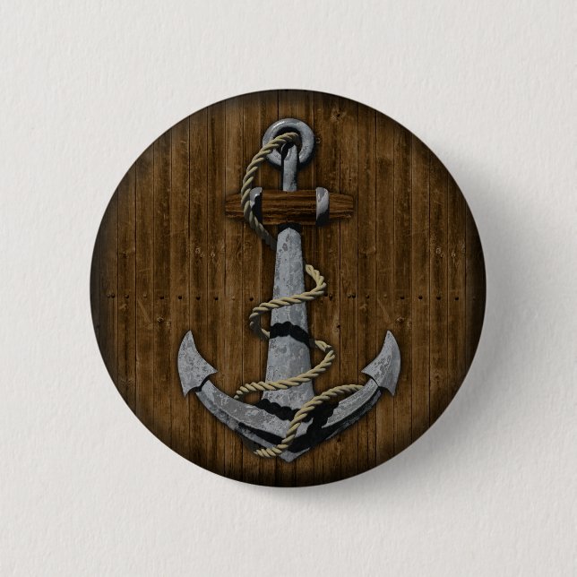 Anchor 2 Inch Round Button (Front)