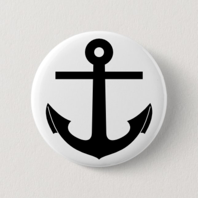 Anchor 2 Inch Round Button (Front)