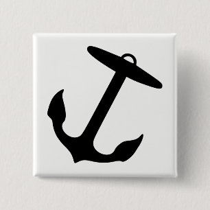 Anchor 2 Inch Square Button