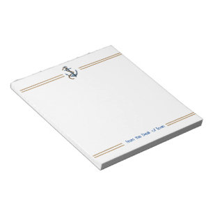 Anchor and Rope 5.5" x 6" Notepad - 40 pages
