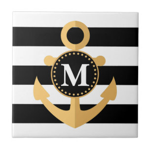 Anchor and Stripes Tile