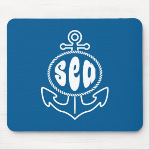 Anchor And The Sea Mouse Pad