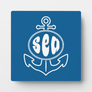 Anchor And The Sea Plaque