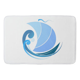 Anchor Away Bath Mat