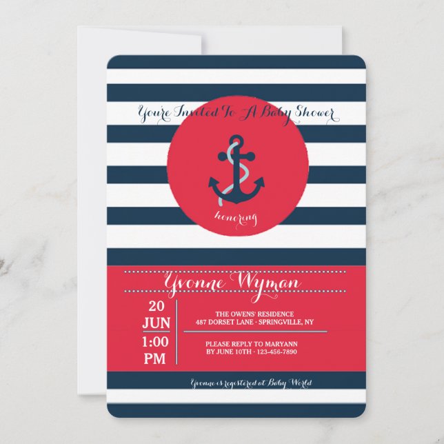 Anchor Bay Invitation (Front)