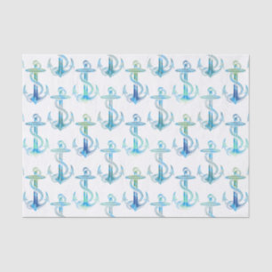 Anchor Blue Green Tissue Paper