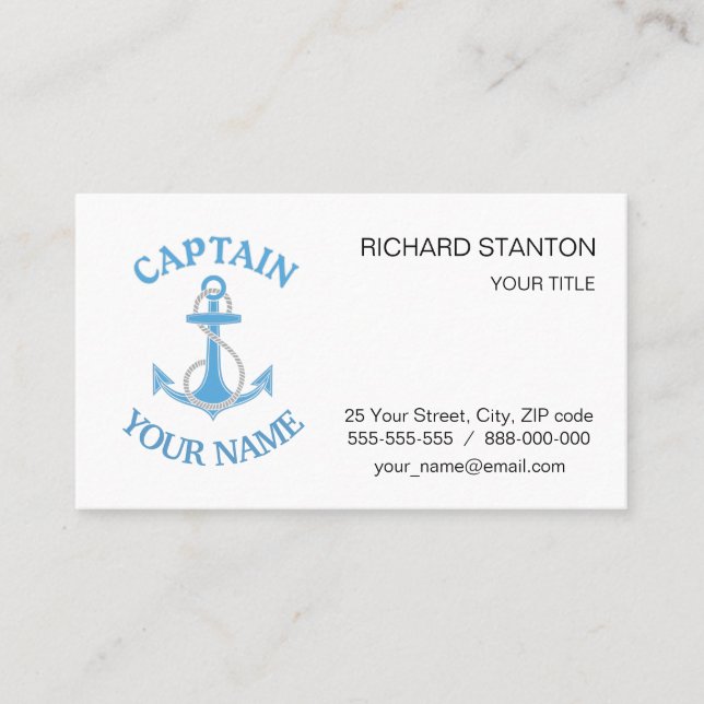 Anchor Business Card (Front)
