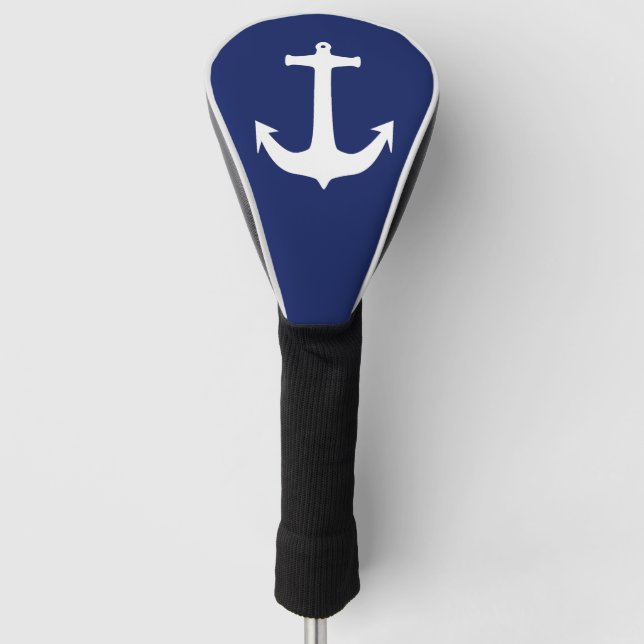 Anchor Captain Sail Sailing Maritime Sea Golf Head Cover (Front)
