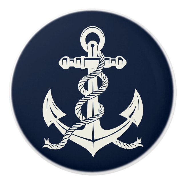 Anchor Ceramic Knob (Front)