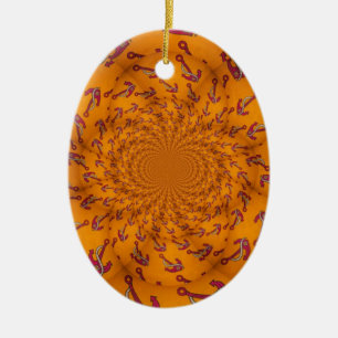 Anchor Ceramic Ornament