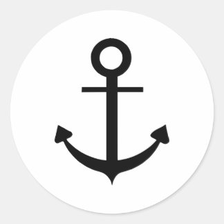 Anchor Classic Round Sticker