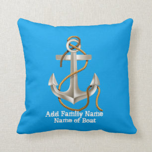 Anchor Custom Pillow For Boat Gift