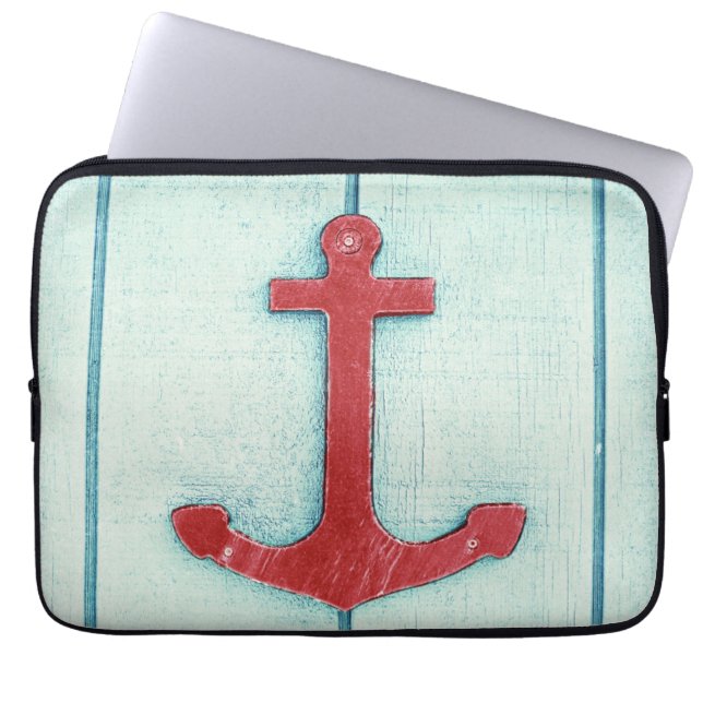 Anchor Décor Laptop Sleeve (Front)