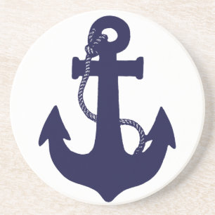 Anchor design coaster