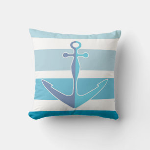 Anchor design throw pillow