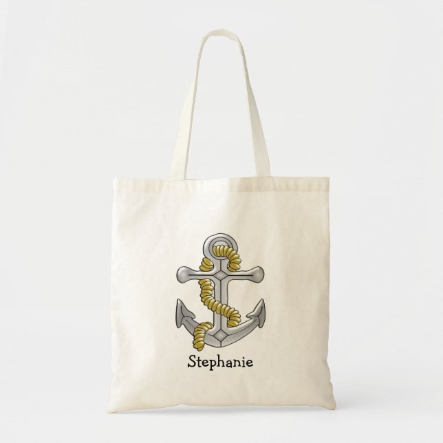 Anchor Design Tote Bag (Front)