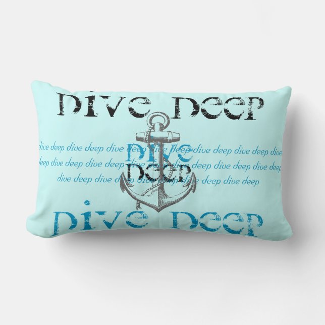 Anchor Dive Deep Lumbar Pillow (Front)