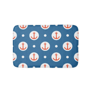 Anchor Dots Bath Mat