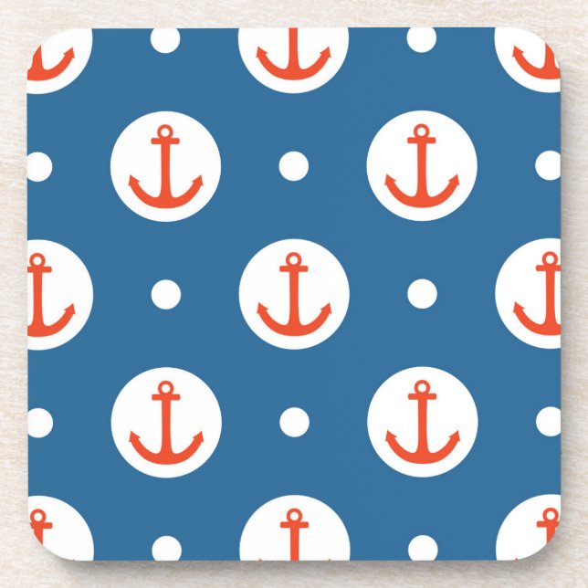Anchor Dots Coaster (Front)