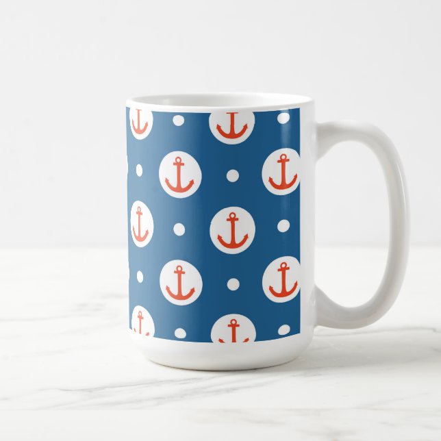 Anchor Dots Coffee Mug (Right)