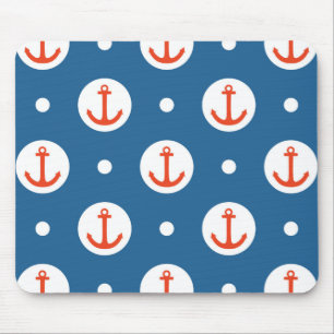 Anchor Dots Mouse Pad