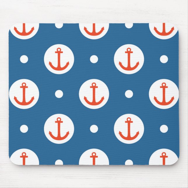 Anchor Dots Mouse Pad (Front)