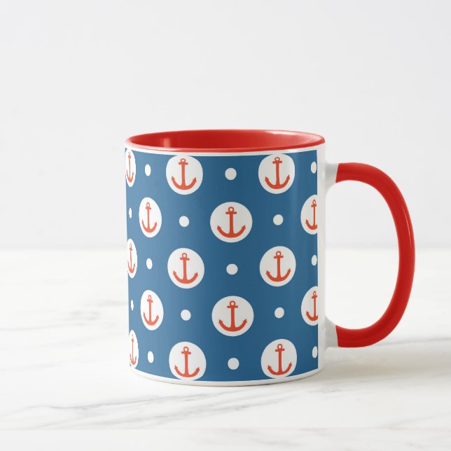 Anchor Dots Mug (Right)